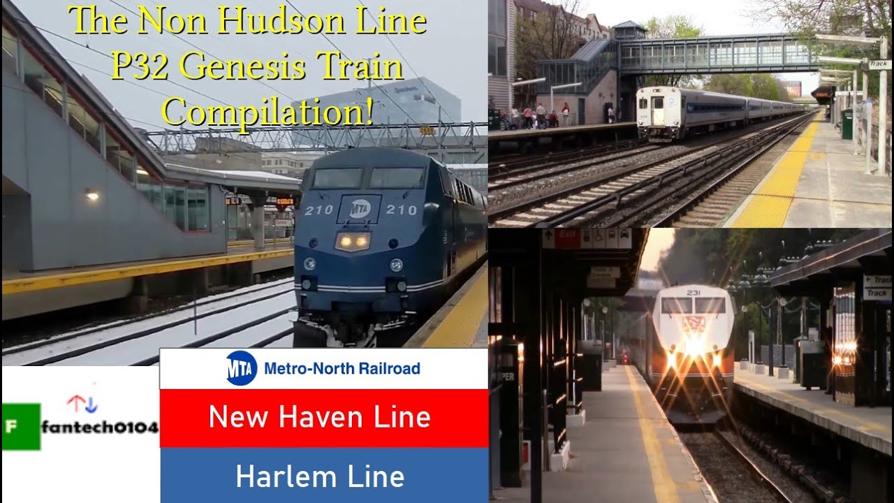 Metro North GE P32AC-DM Diesel Train Rush Hour Compilation (Non Hudson Line)