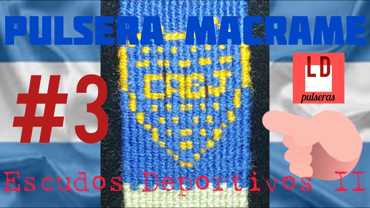 🇦🇷Pulsera ⚽️Macramé con ❌Escudos Deportivos II❌🇦🇷