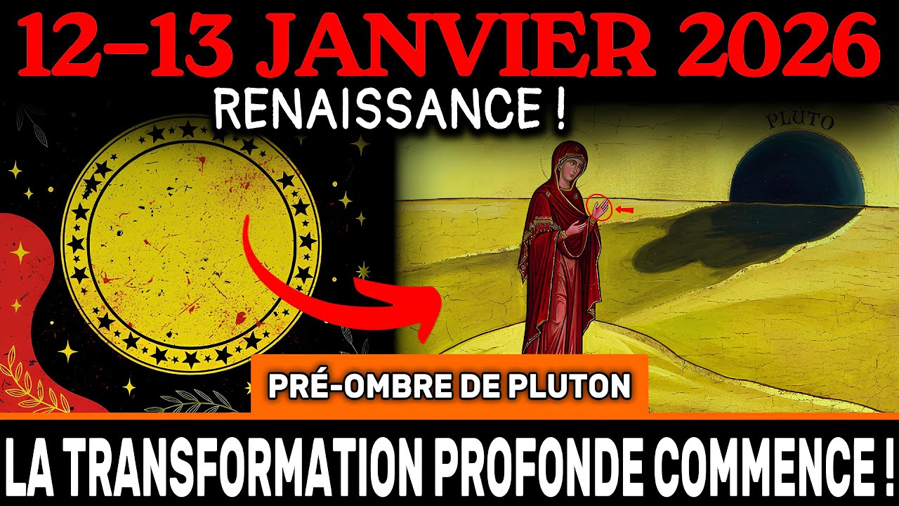 ATTENTION ! PRÉ-OMBRE DE PLUTON ! 12–13 jan – l'Univers prépare une PROFONDE transformation !