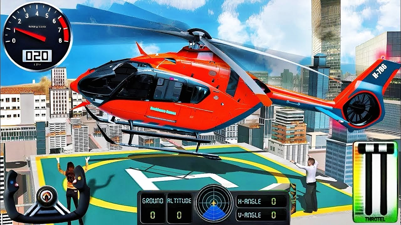 Helicopter Rescue Simulator 2025 – Crazy Rescue Missions & Epic Flying Fun – Android Gameplay