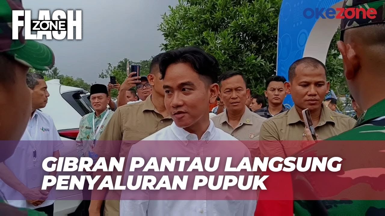 Dari Saloka Theme Park, Wapres Gibran Pastikan Penyaluran Pupuk Lancar