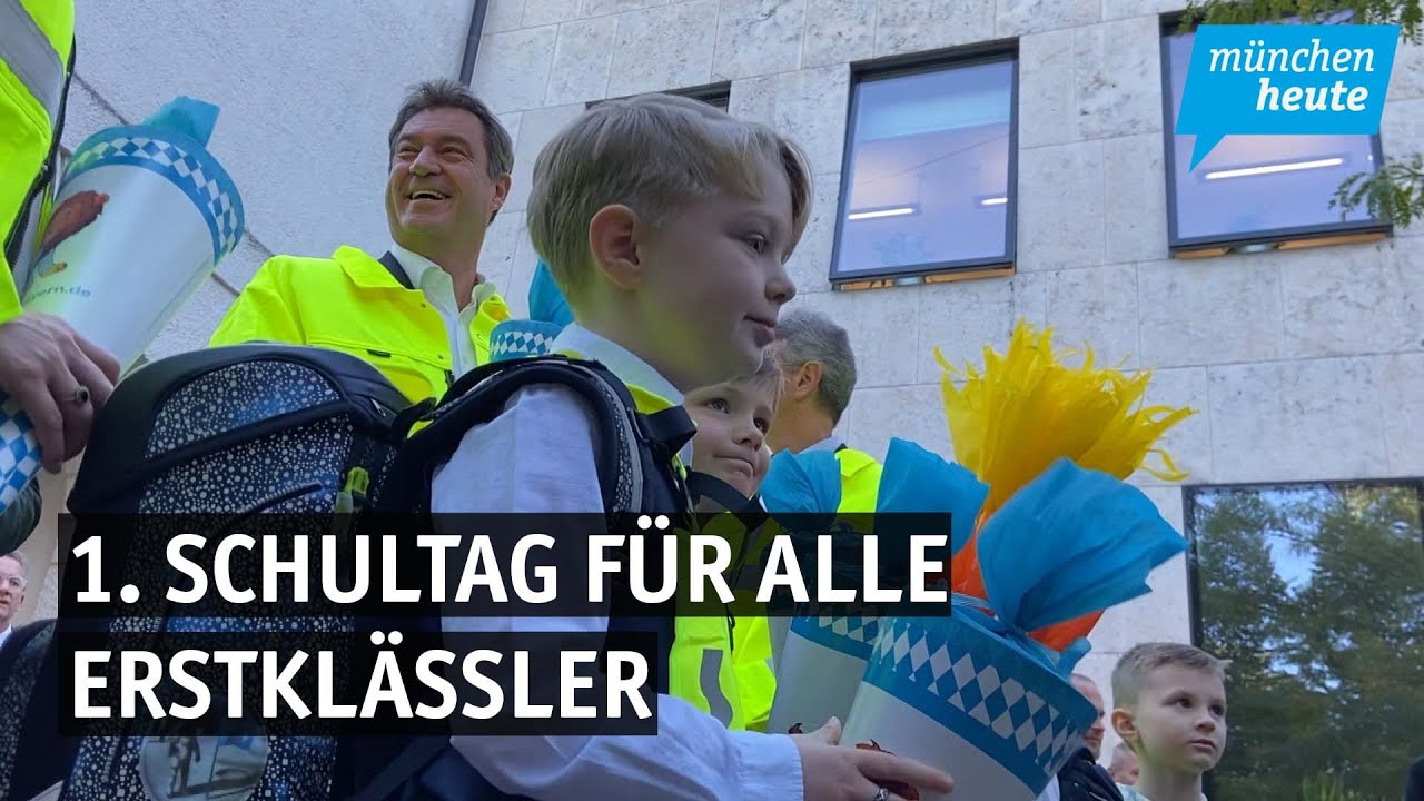 1. Schultag für alle Erstklässler