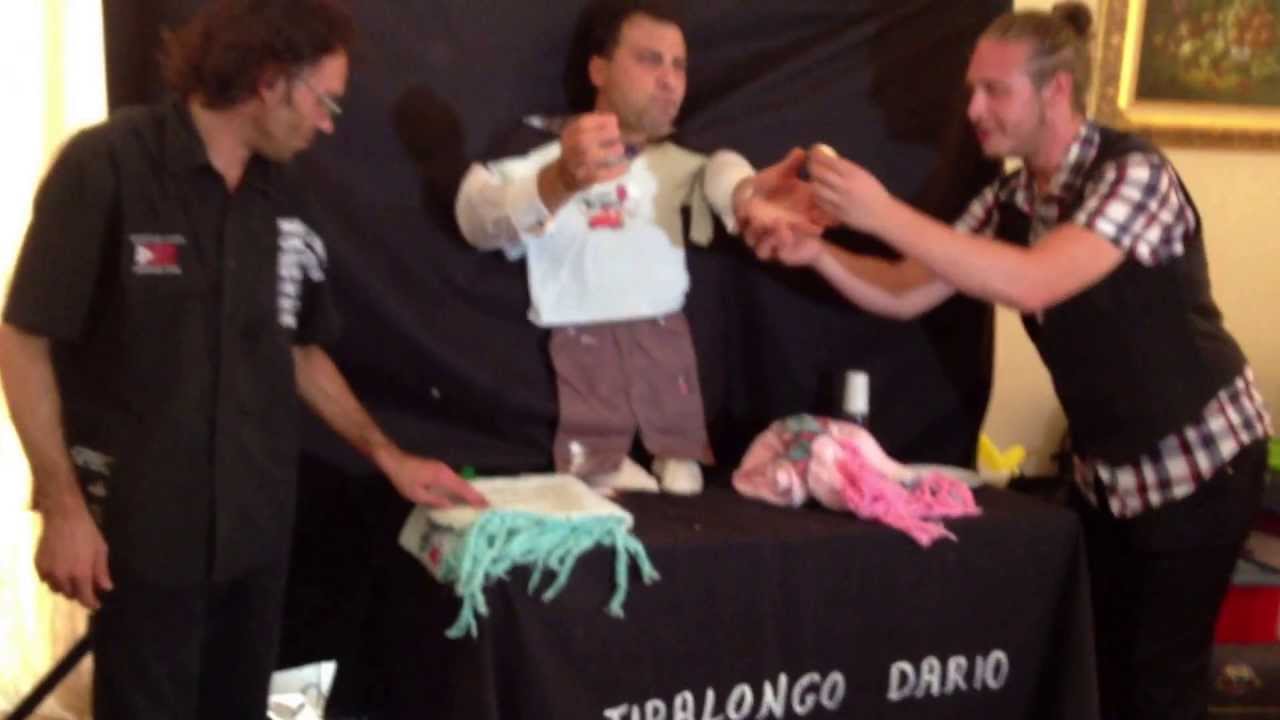 paolo e ele sposi 03 07 2013 !!! gioco del nano