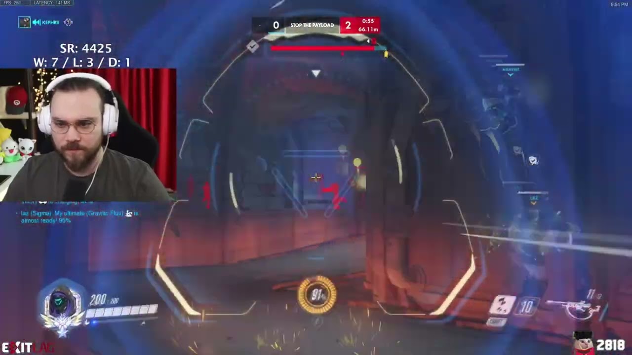 24k Heal! ml7 + Kephrii + Wanted! Ana Gameplay Overwatch Season 33 Top 500