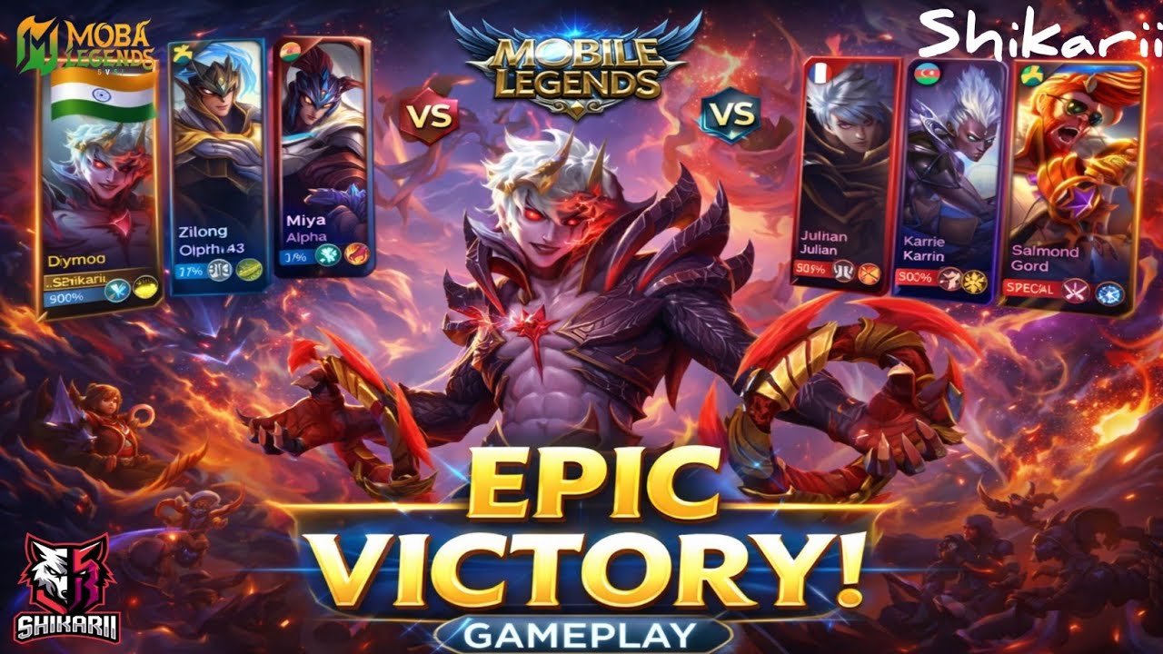 Enemy Team Destroyed 🔥 Epic Victory | Mobile Legends