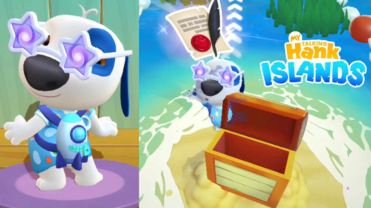 My Talking Hank islands Space update all worlds all animals Gameplay Android ios