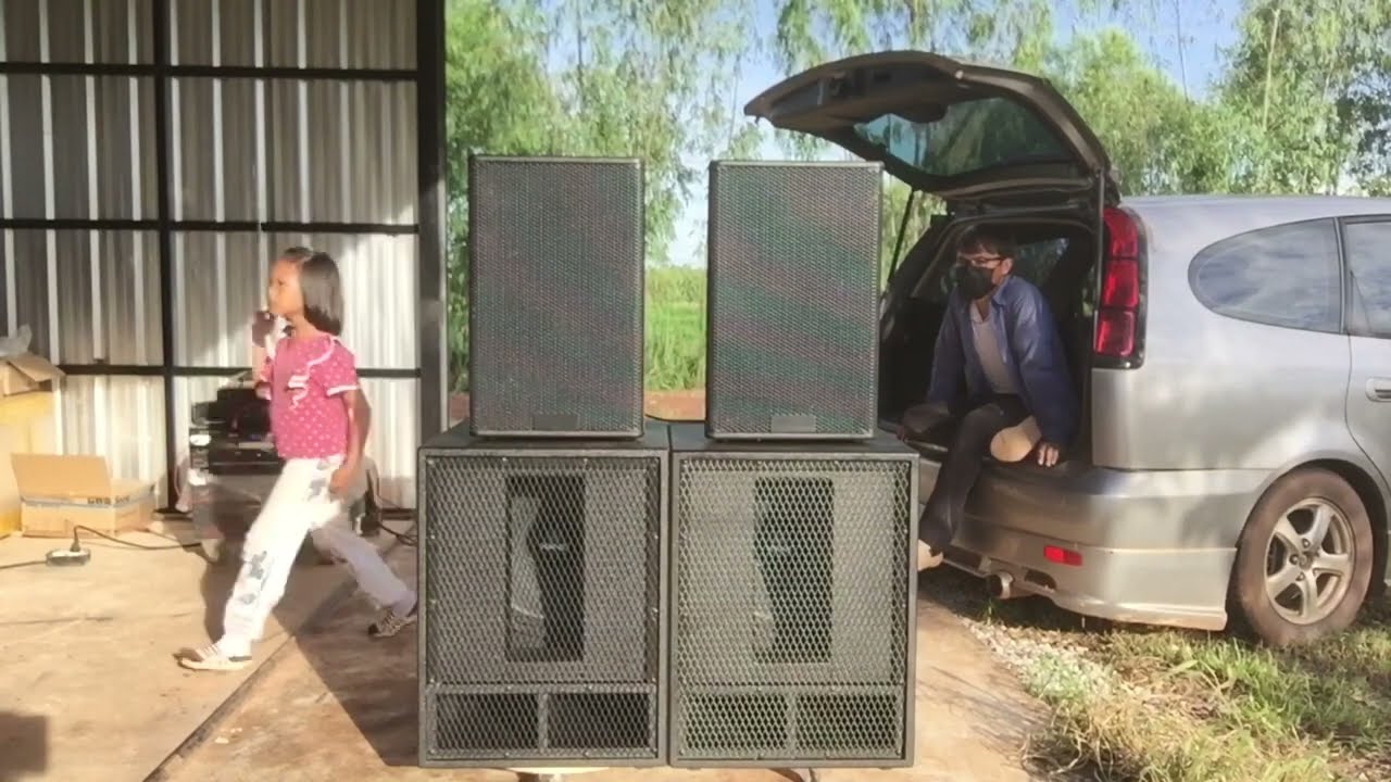 Test sonore, le toit est presque tomb&eacute;, OD15, baffle pas cher