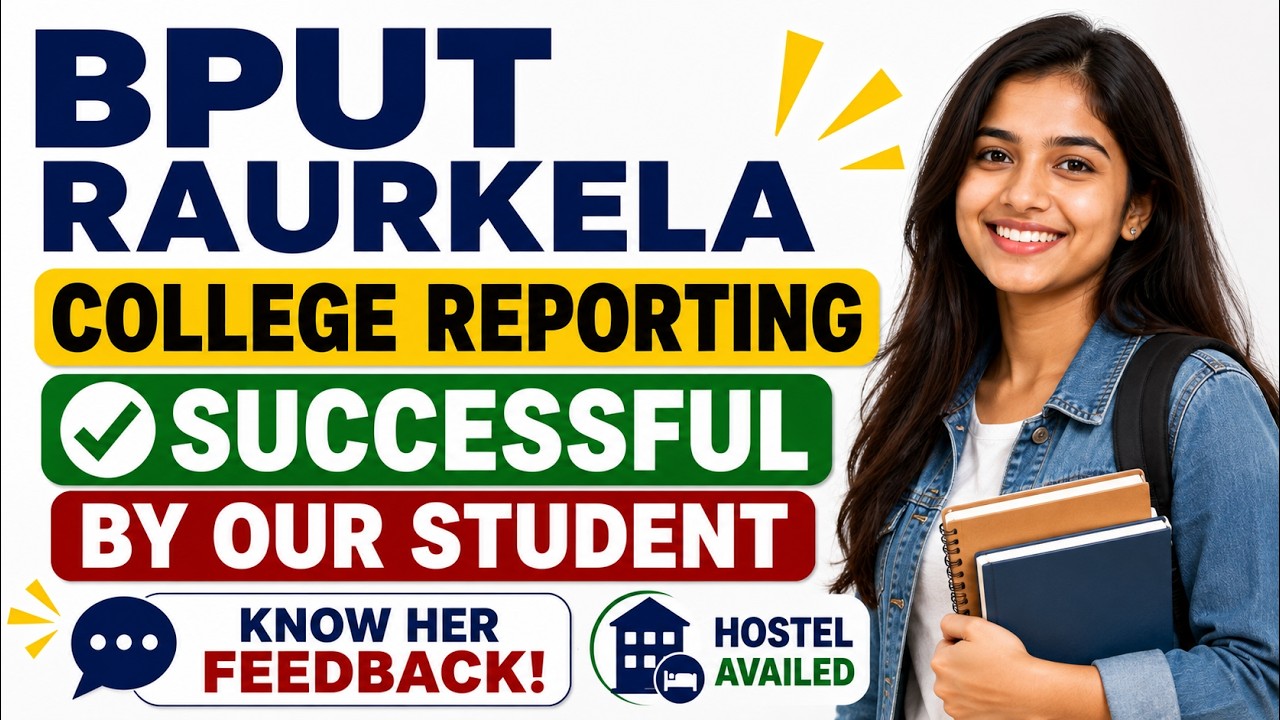 BPUT Rourkela Reporting Successful! 🎉 Student Feedback | Hostel Allotted | Admission Experience 2026