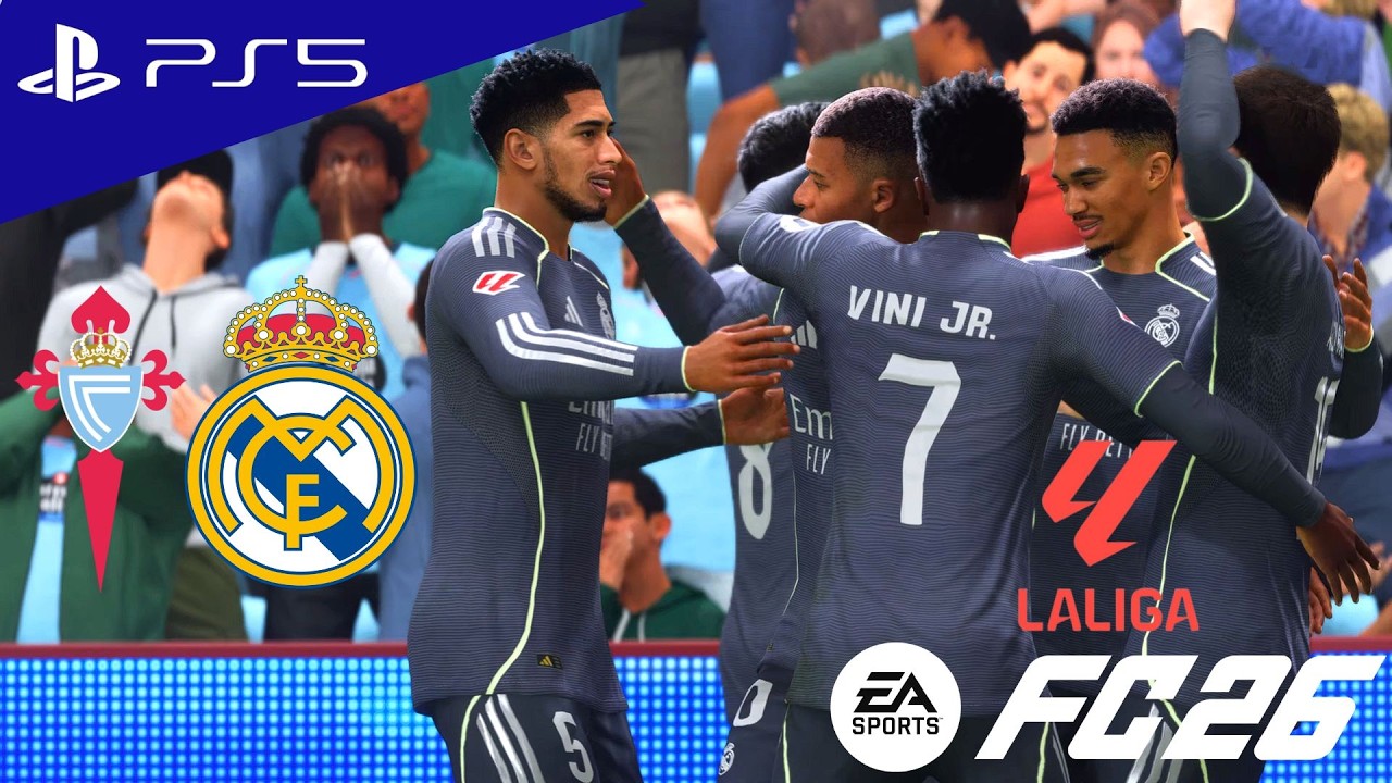FC 26 - Celta Vigo vs. Real Madrid - La Liga 25/26 Full Match | PS5 [4K60 FPS]