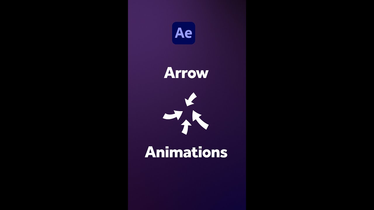 Простая анимация стрелок в After Effects | Учебное пособие