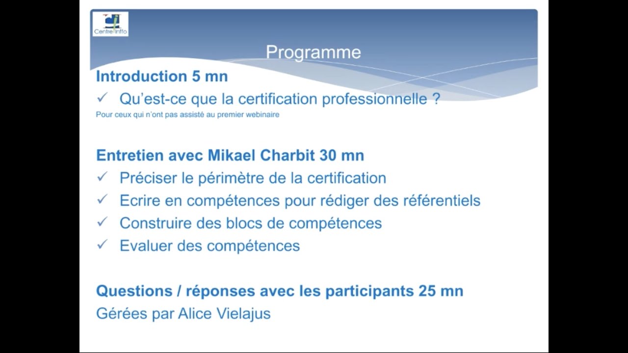 Construire une ingénierie de certification pour le RNCP et le RS