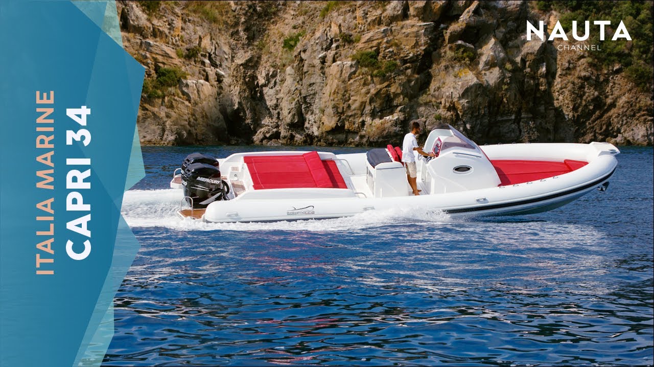 Italiamarine Capri 34 - RIB - Gommone - exterior and cabin tour