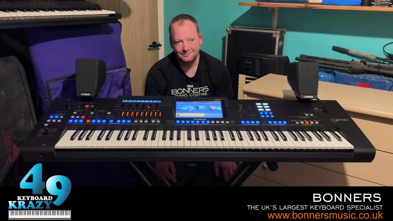 Yamaha Genos 2 Keyboard - A.Guitar & E.Guitar Voices