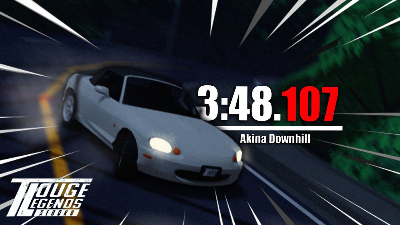 Mazda MX-5 (NB) Downhill Mt.Akina - Roblox Touge Legend : Reborn