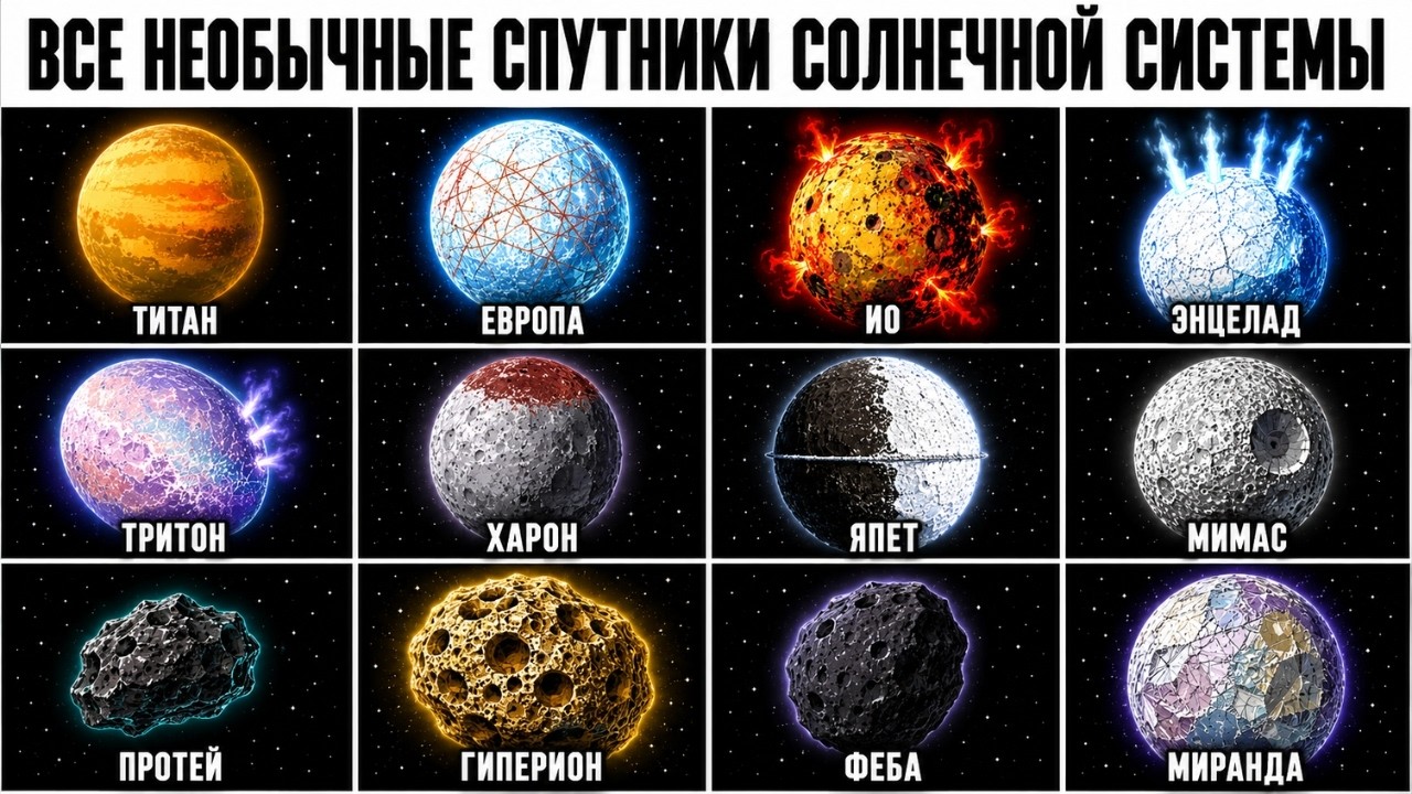 All Unusual Moons of the Solar System Explained in 30 Minutes