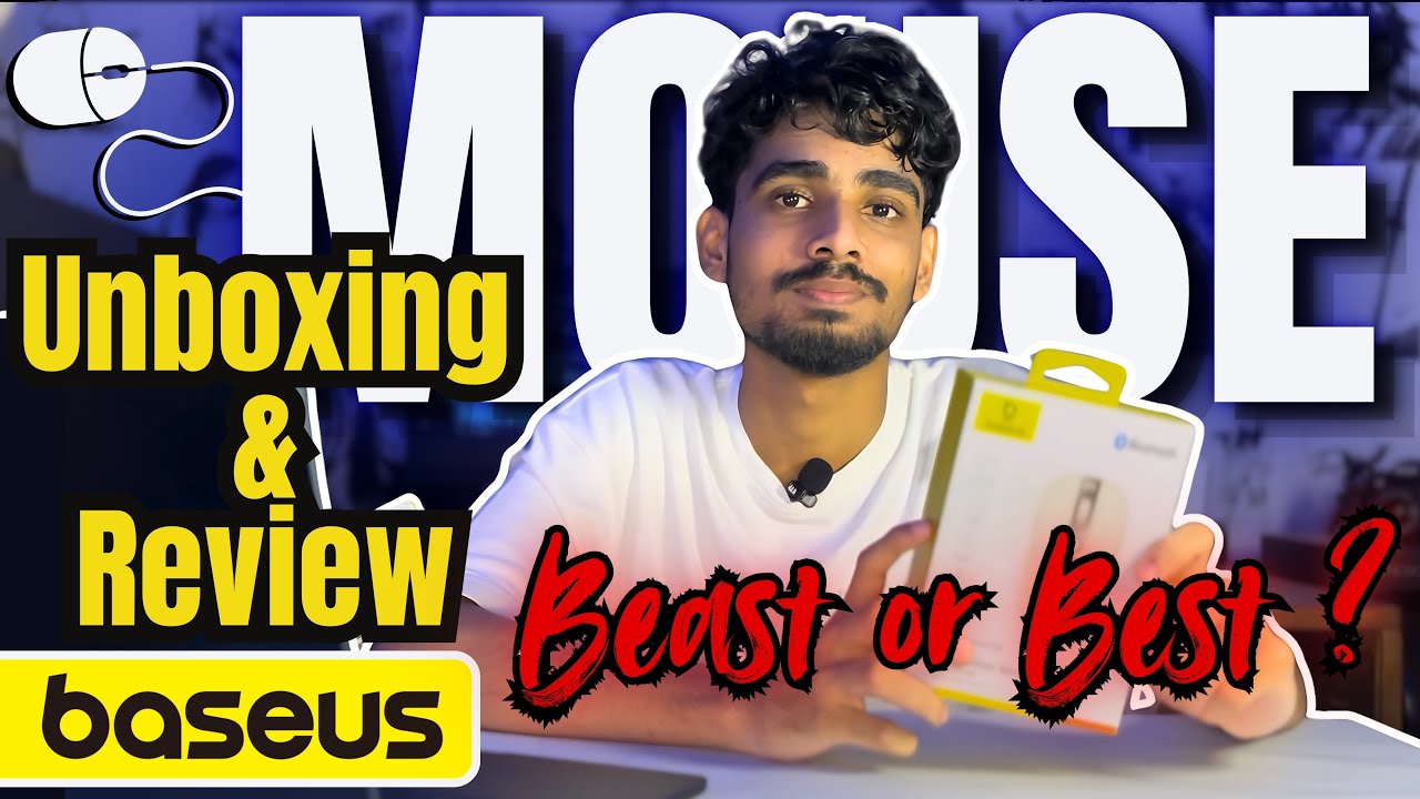 Baseus Editor Series Wireless Mouse Unboxing & Review – OLED Display, Dual Mode, 70+ Hours Battery!