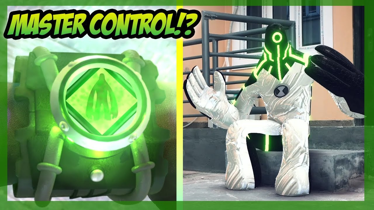 Ben 10 unlocks MASTER CONTROL! (REAL LIFE)
