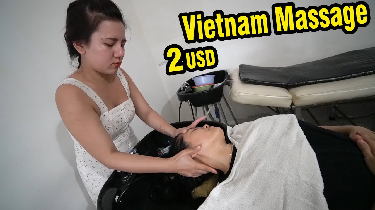 Vietnam Barber Shop ASMR Massage Face / Hair Wash in Ho Chi Minh city 2020
