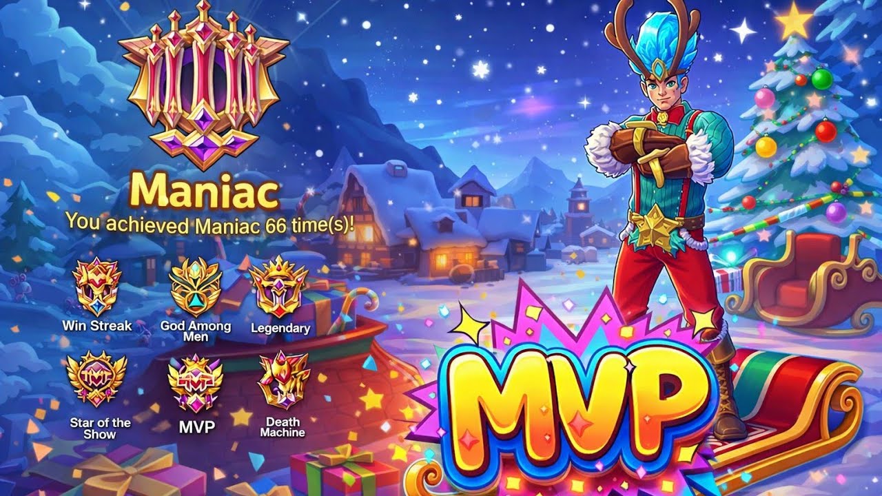 Gord beban tim namun meraih Maniac & MVP dengan build ini - Mobile Legends bang bang