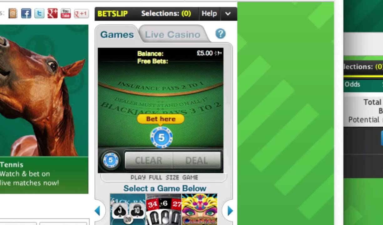 Paddy Power Blackjack RISK FREE Money System
