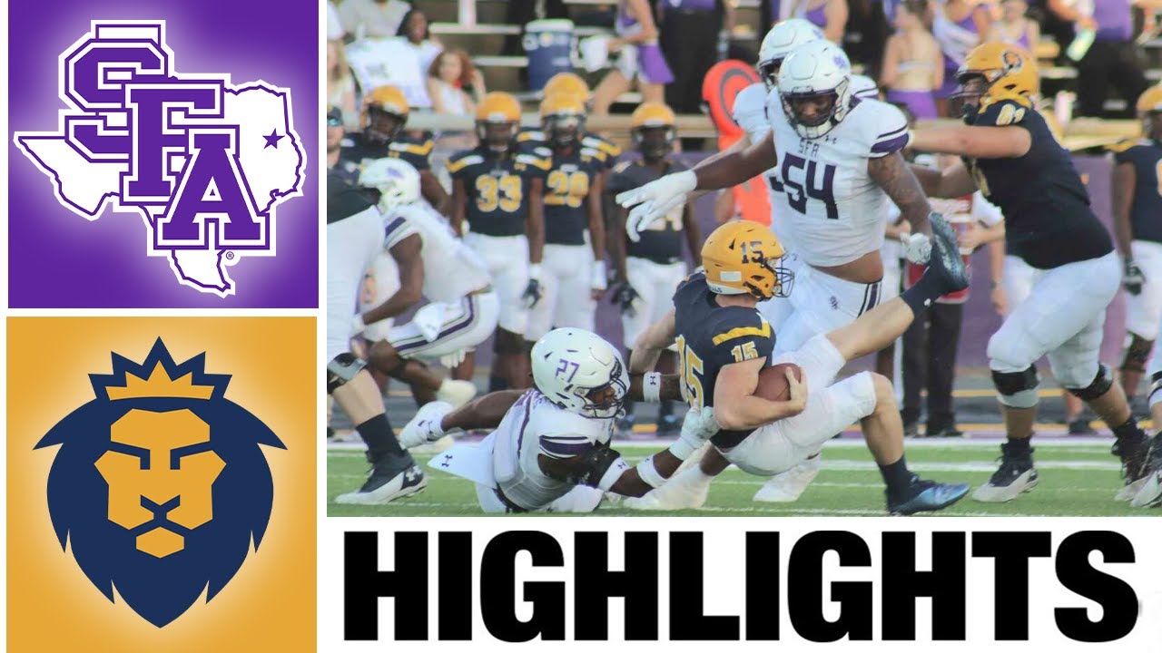 Warner vs. Stephen F. Austin Highlights | College Football Week 4 | 2022 College Football Highlights