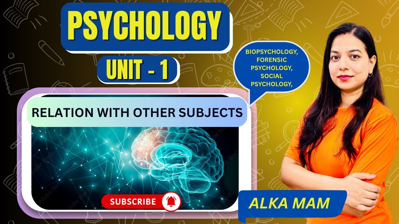 How Psychology Connects with Other Subjects | Easy Explanation | ALKA PANDEY