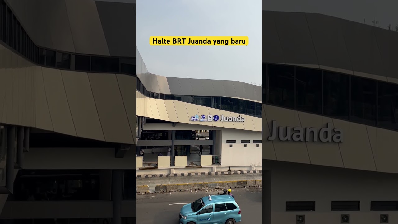 Halte BRT Juanda yang baru