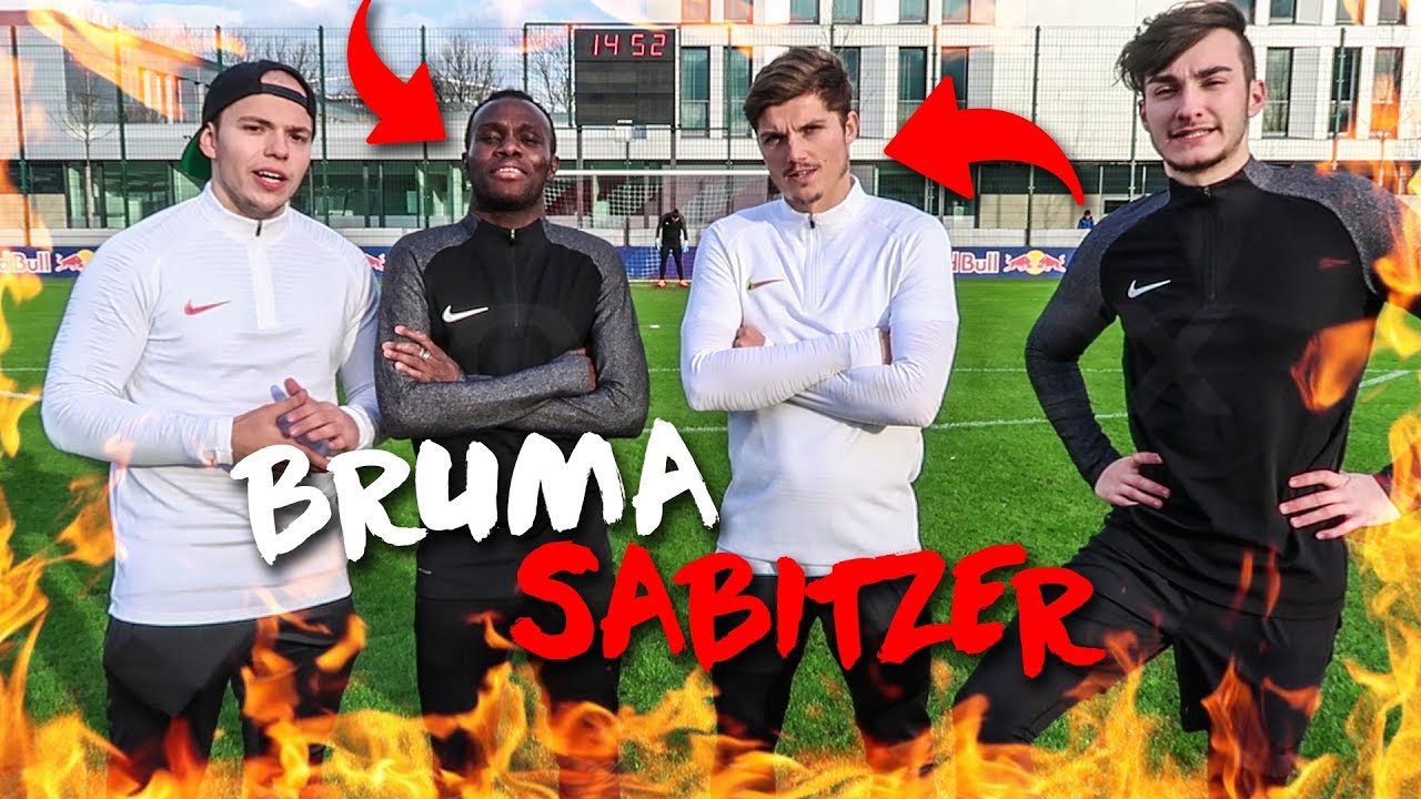 FU&szlig;BALL CHALLENGE VS MARCEL SABITZER & BRUMA VON RB LEIPZIG!