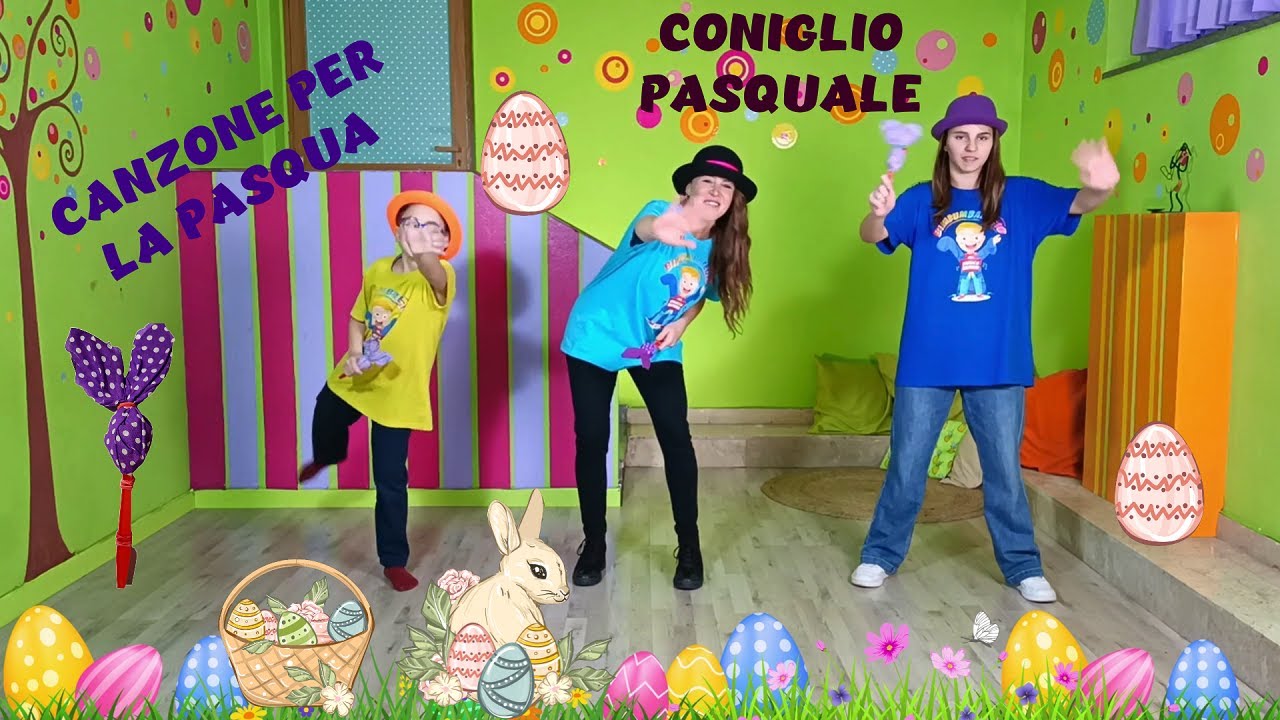 🐰CANZONE SPIRITOSA PER LA PASQUA DEI BAMBINI E CREAZIONE DI CONIGLIETTI MARACAS-