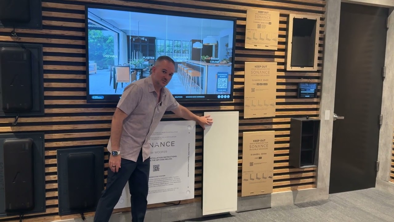 You Won’t Believe These Speakers Are Invisible! |Sonance IS Series Walkthrough at the Sonance Studio