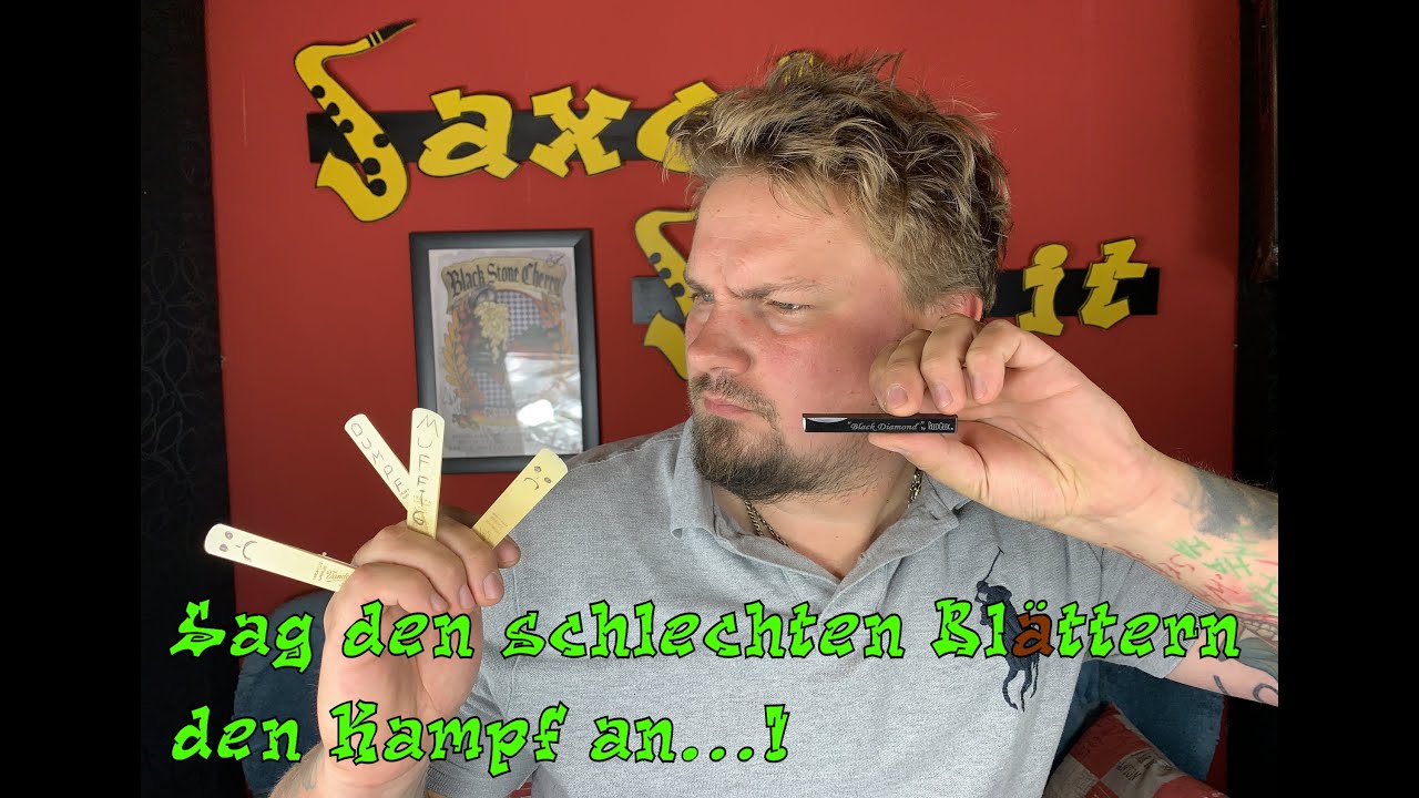 Blattbearbeitung - Der ReedGeek und wie man ihn richtig benutzt