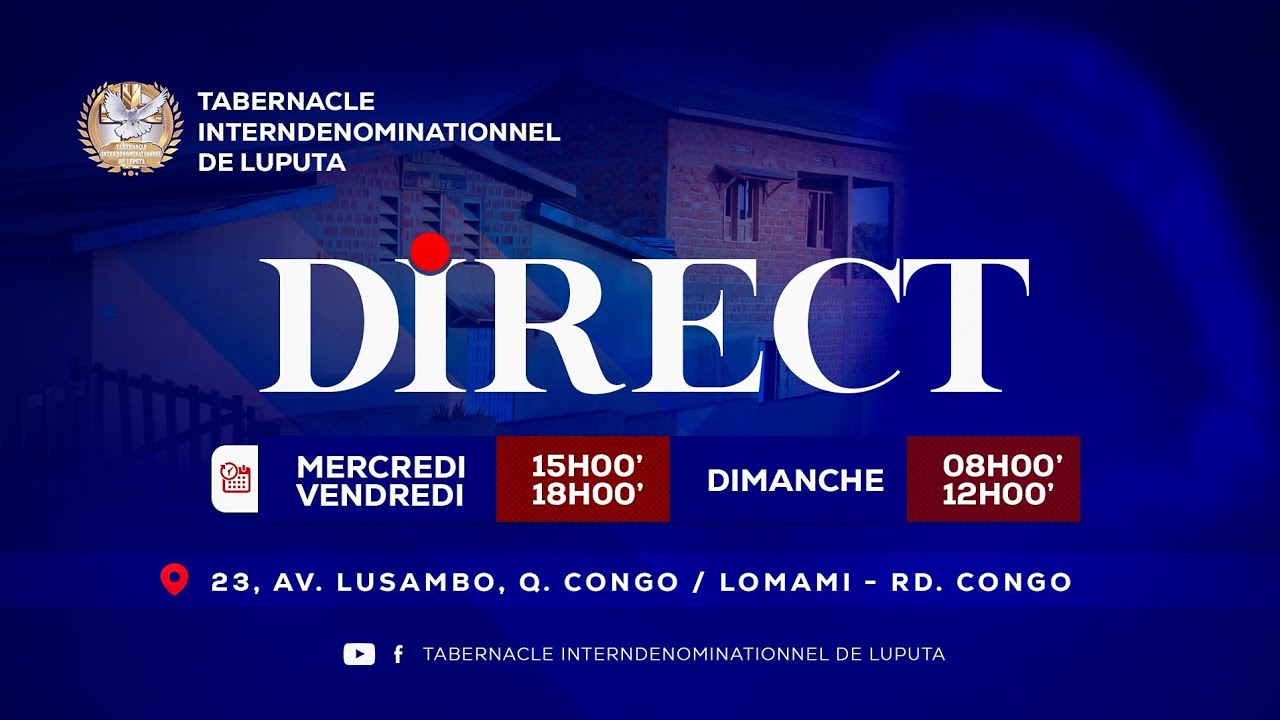 VENDREDI 02-01-2026|| SOYEZ RÉCONCILIÉS AVEC DIEU||PAST JEAN LUBAMBA 