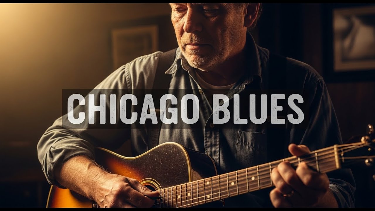 Chicago Blues Guitar Playlist | Midnight Shadows Slow Blues