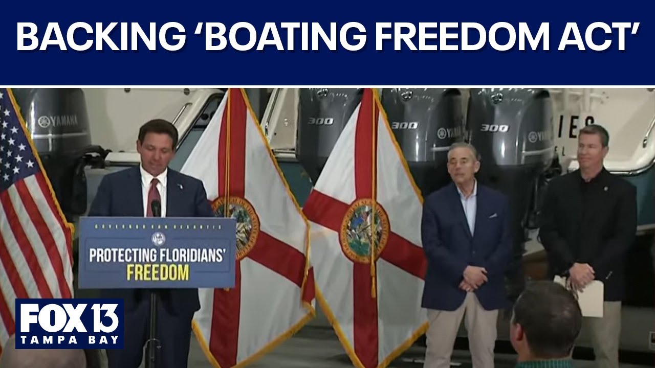 DeSantis backs 'Boater Freedom Act' in Panama City Beach Monday