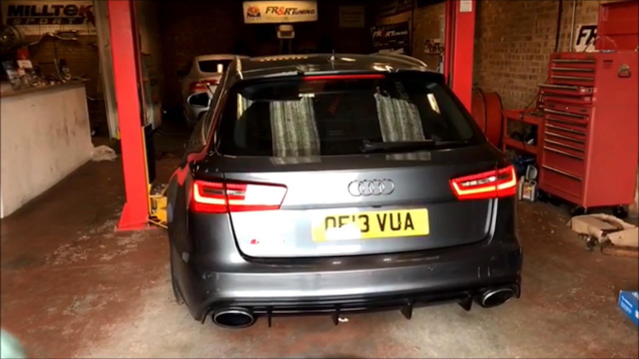 Audi RS6 C7 4.0TFSi with Milltek Cat-Back Non-Res Exhaust FR&RTuning