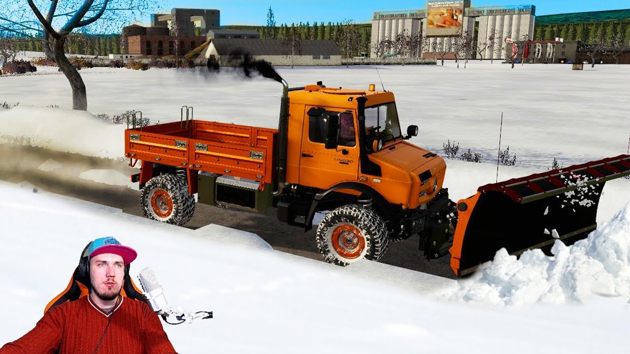 ПРИЕХАЛ В НОВУЮ ДЕРЕВНЮ ПОСЛЕ СНЕГОПАДА - FARMING SIMULATOR 19  СУРОВАЯ РОССИЯ