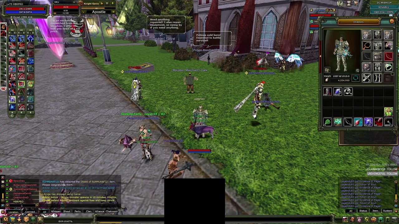 Knight Online Solo Oyuncu - Önce MS, sonra EXP/Farm ne bulursak takılmaca - Minark