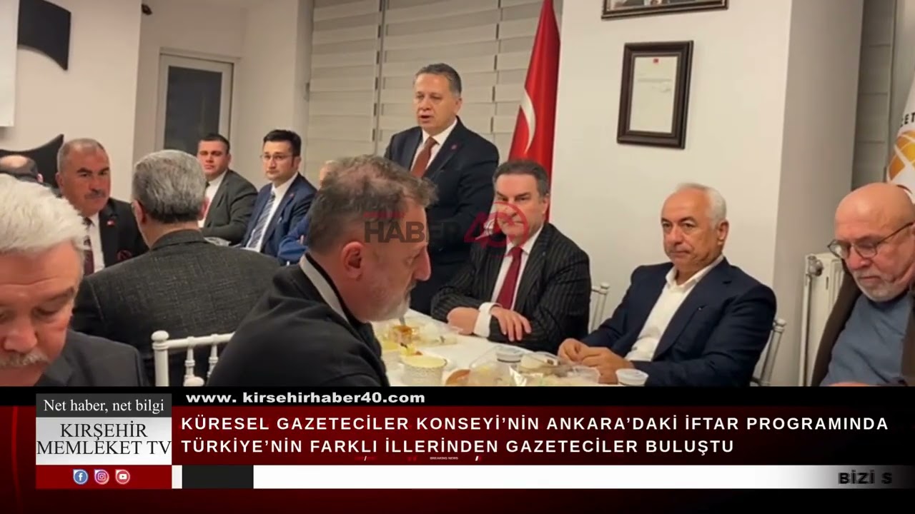 KGK’nın Geleneksel İftarında Gazeteciler Ankara’da Buluştu