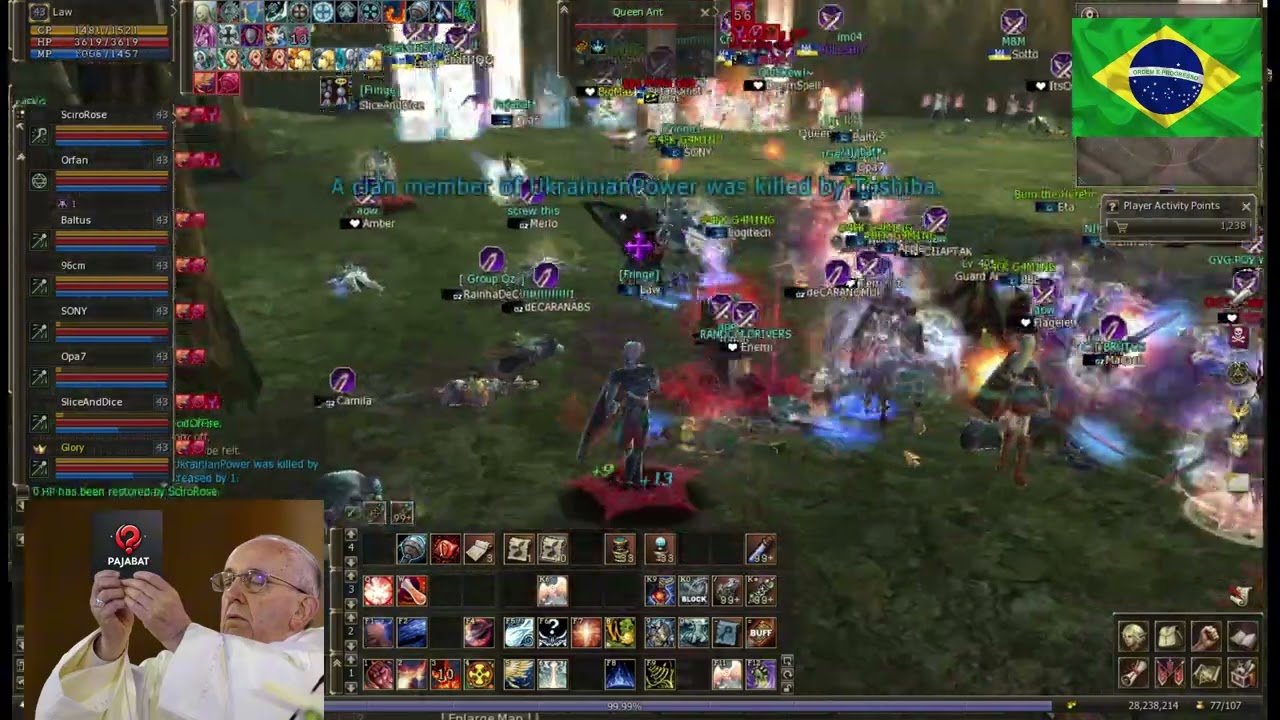 Queen Ant fight - L2 Epic Fail 15x - PAJABAT Clan - 2ª ed