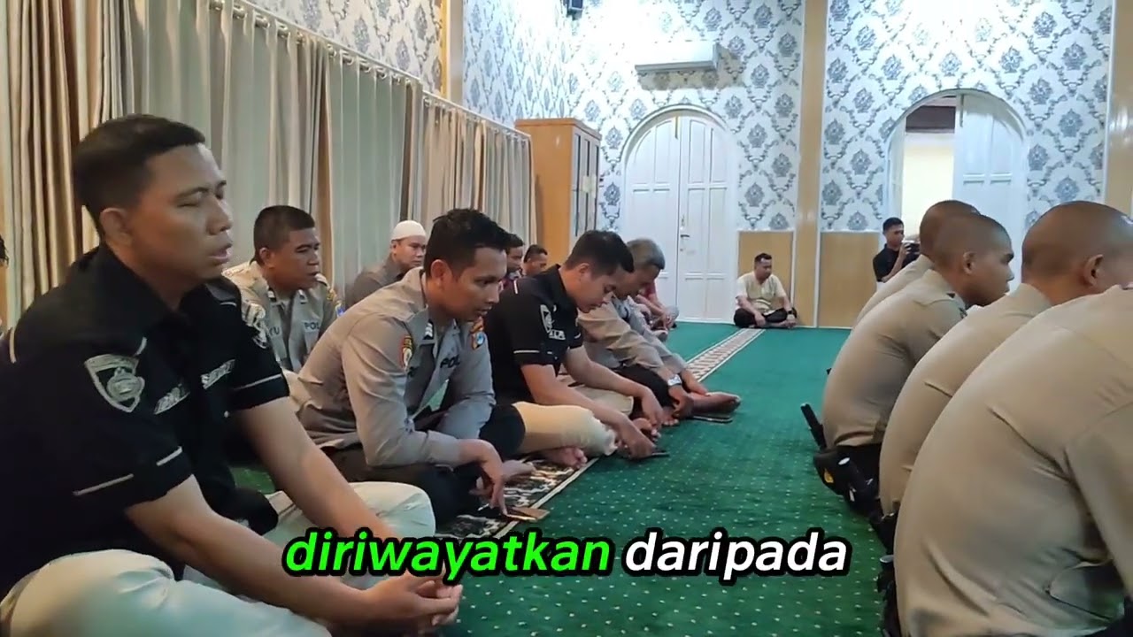Pembinaan Rohani dan Mental (Binrohtal) bersama Ustadz Abdul Karim