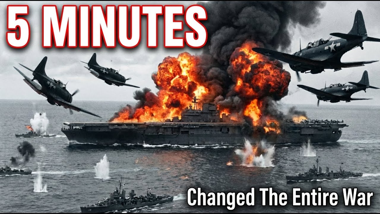 5 Minutes That Changed the Pacific War — Midway 1942