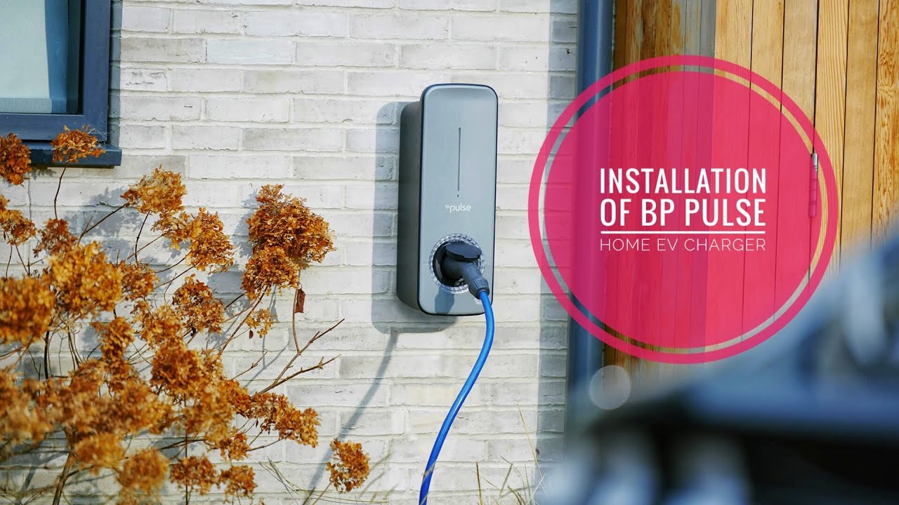 Installation of BP pulse home EV Charger