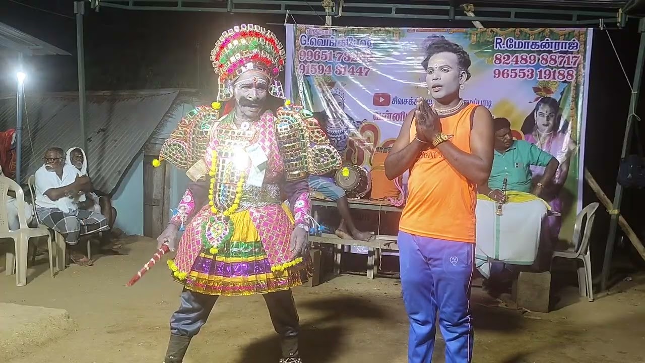 🔥துரியோதனன் வேடத்தில் ஆறுமுகம் அவர்கள்.(9965173233.9159431447)