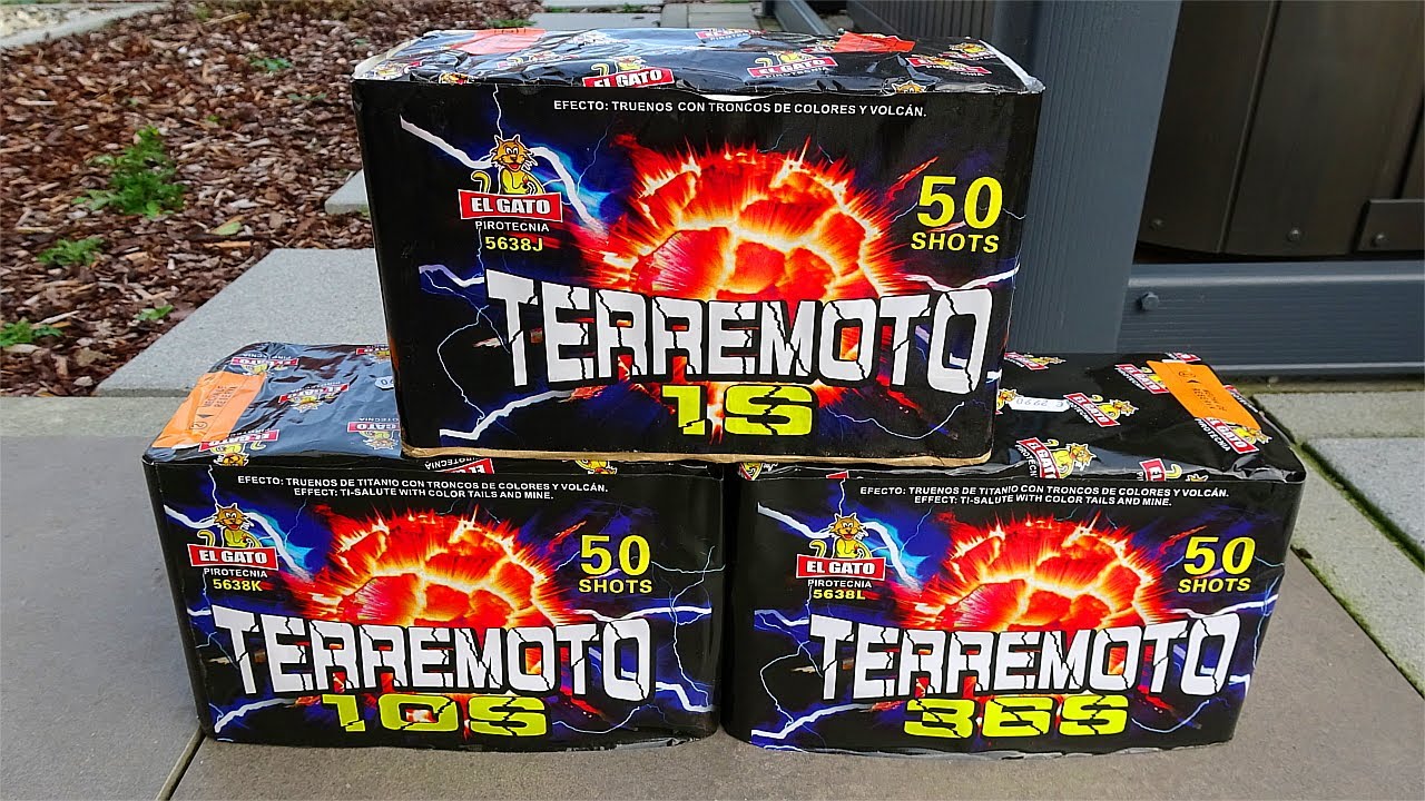 ALLE TERREMOTO BATTERIEN von EL GATO | Beste Knallbatterie die es gibt!