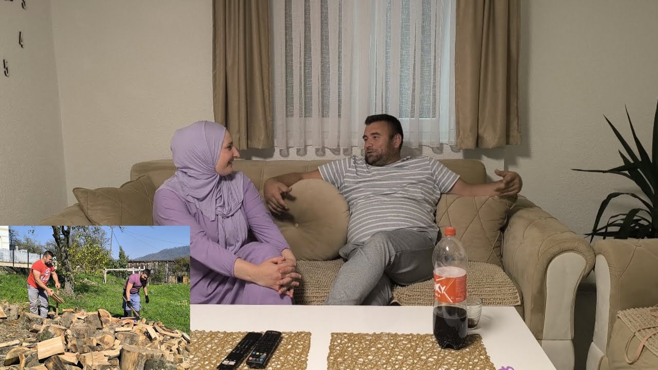 ŽIVOT NA SELU- Priprema drva za ZIMU-priprema večere-iznenadni gosti😍