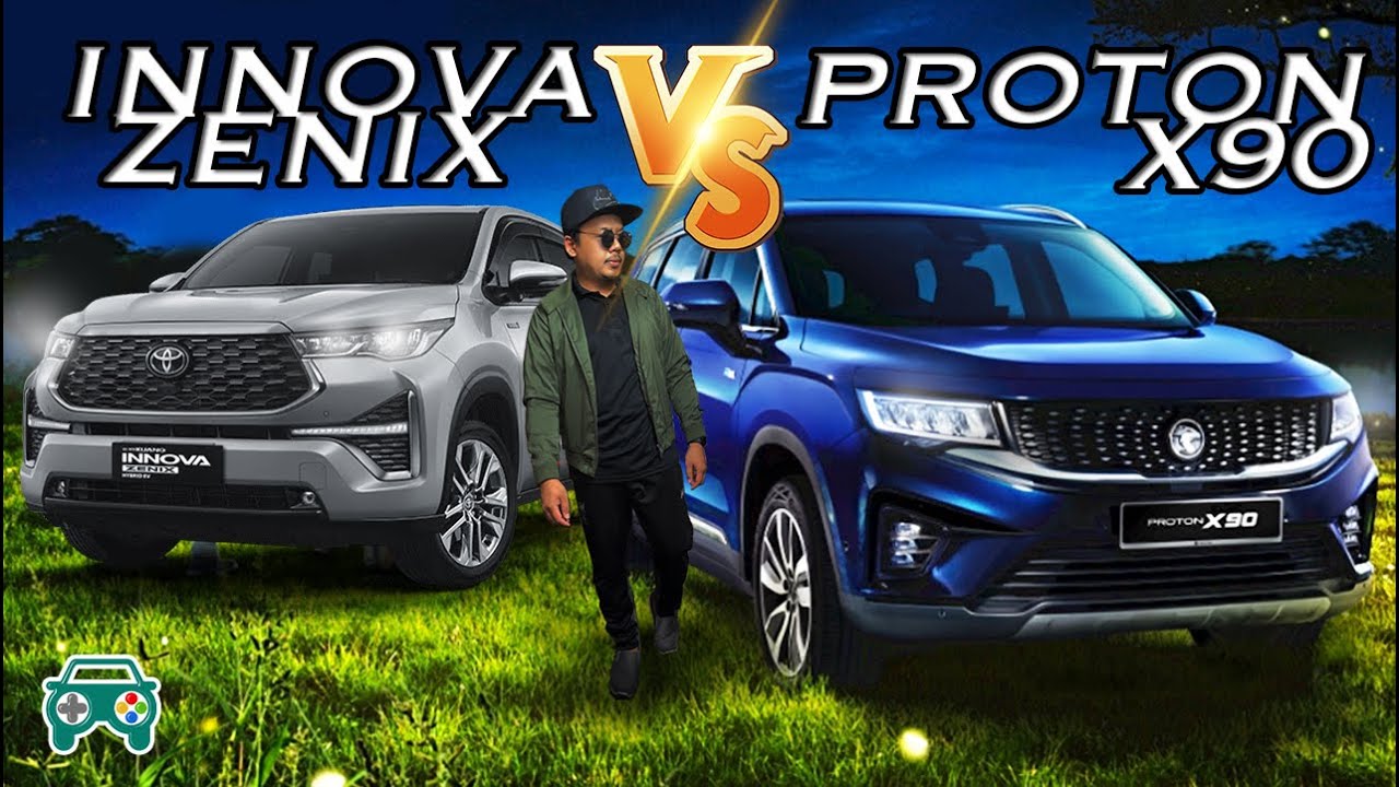 JOM COMPARE! PROTON X90 VS TOYOTA INNOVA ZENIX 2023! Mana Lagi Power!