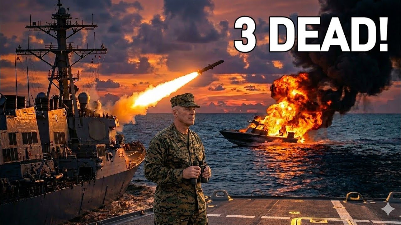 Удар американских военных в Карибском море: судно охвачено пламенем, трое погибших!
