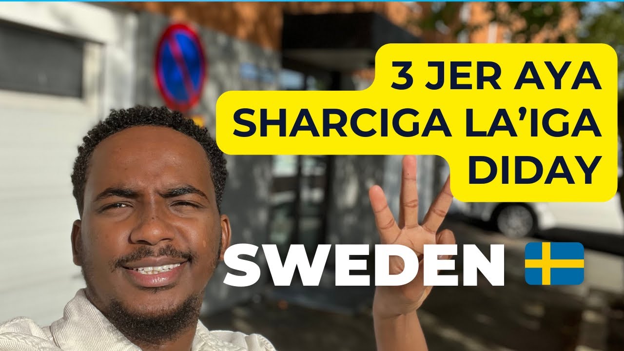 VLOG | SHEEKO | 3 jer aya sharciga la’iga diday | Sweden 🇸🇪 |