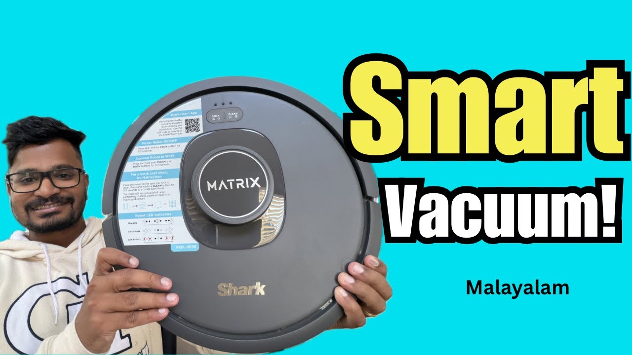 Smart Robo Vacuum Unboxing and Review😲 | Shark Matrix Review Malayalam | Malayali Pada