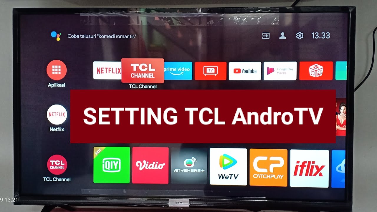 TCL Android TV SETTING / FACTORY RESET